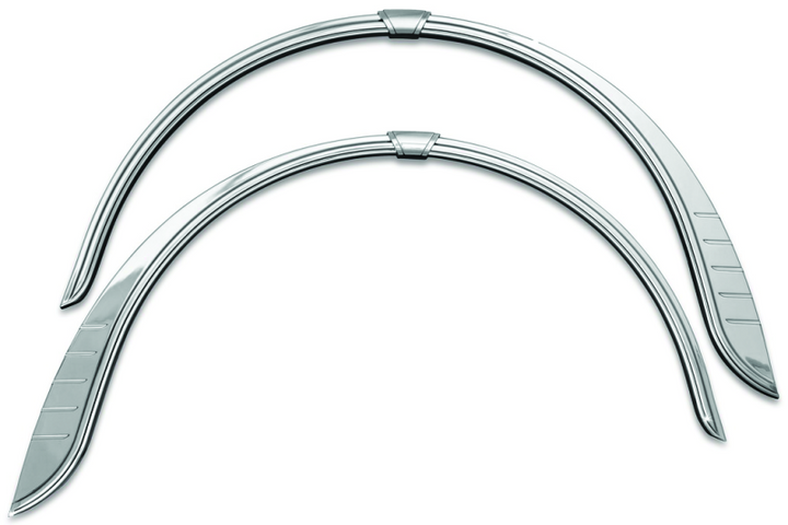 Kuryakyn Rear Fender Flares For Trikes Chrome - Bull Strap