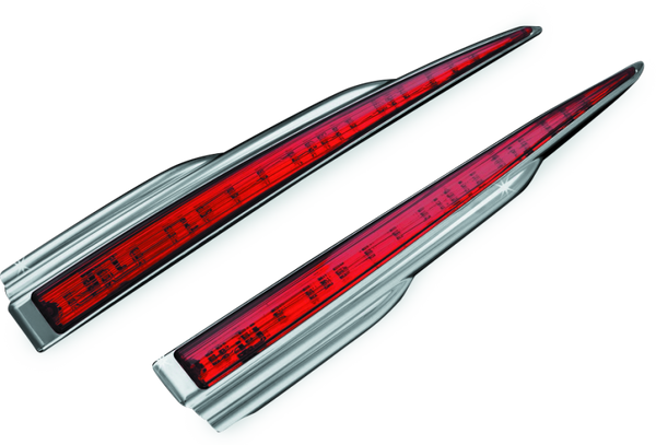 Kuryakyn Rear Light Bars For Trikes Chrome - Bull Strap
