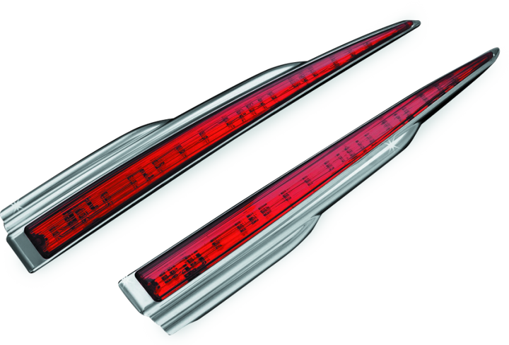Kuryakyn Rear Light Bars For Trikes Chrome - Bull Strap