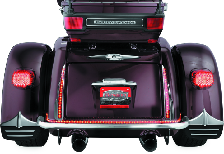 Kuryakyn Rear Light Bars For Trikes Chrome - Bull Strap