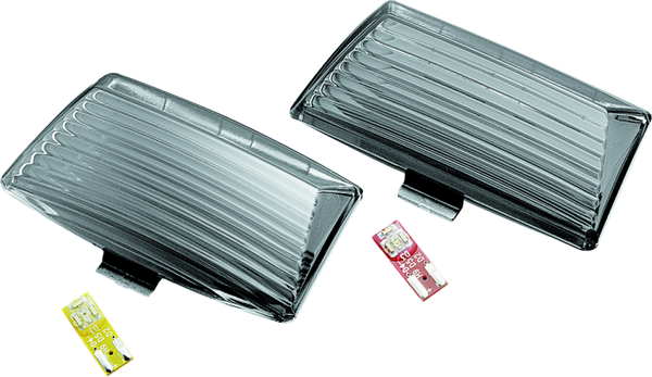 Kuryakyn Rear Smoke Fender Tip Lens With Led - Bull Strap