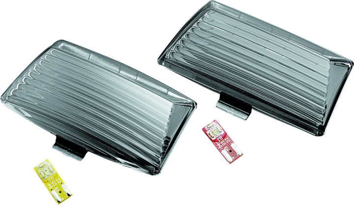 Kuryakyn Rear Smoke Fender Tip Lens With Led - Bull Strap