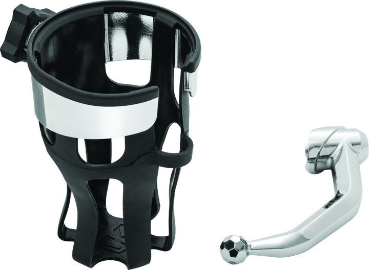 Kuryakyn Reflex Drink Handlebar Honda Goldwing DCT Left Side Mount Chrome - Bull Strap