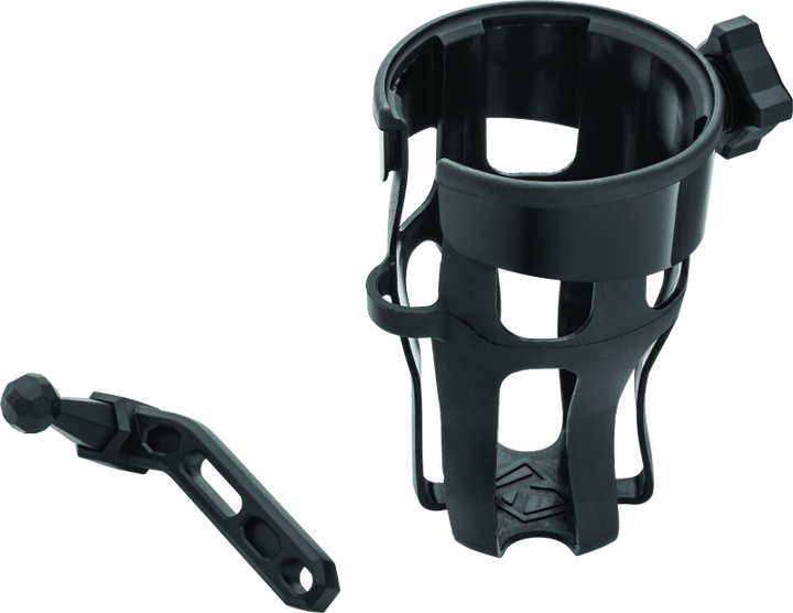 Kuryakyn Reflex Drink Holder-Perch Mount Black - Bull Strap