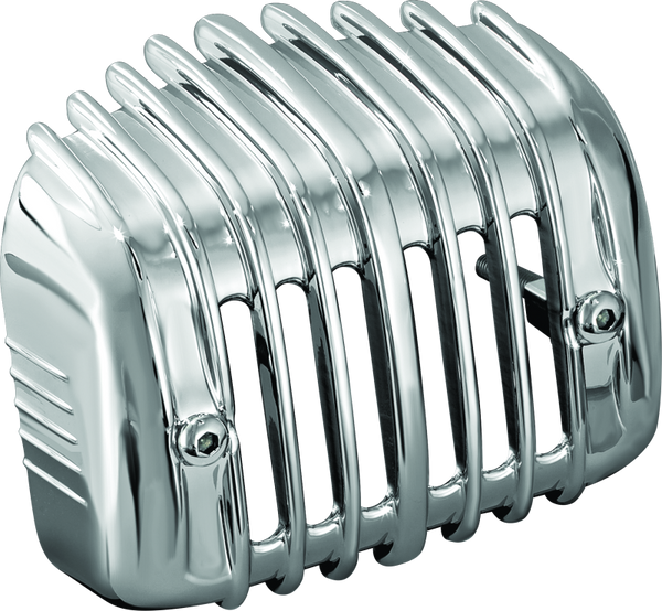 Kuryakyn Regulator Cover  01-17 Softail Chrome - Bull Strap