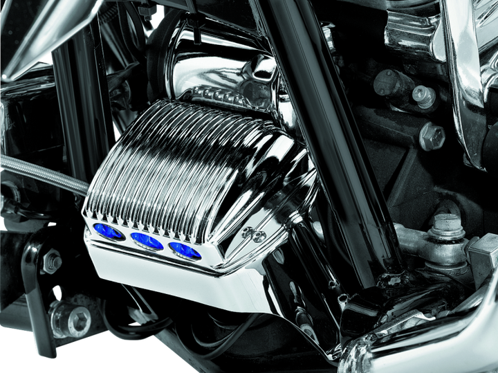 Kuryakyn Regulator Cover 97-11 Touring Chrome - Bull Strap