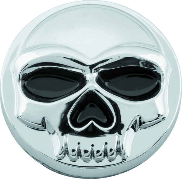 Kuryakyn Replacement Zombie Windshield Emblem Chrome - Bull Strap