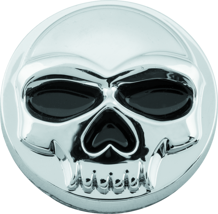Kuryakyn Replacement Zombie Windshield Emblem Chrome - Bull Strap
