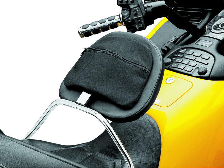 Kuryakyn Rider Backrest Honda GL1800 01-10 Models Chrome - Bull Strap