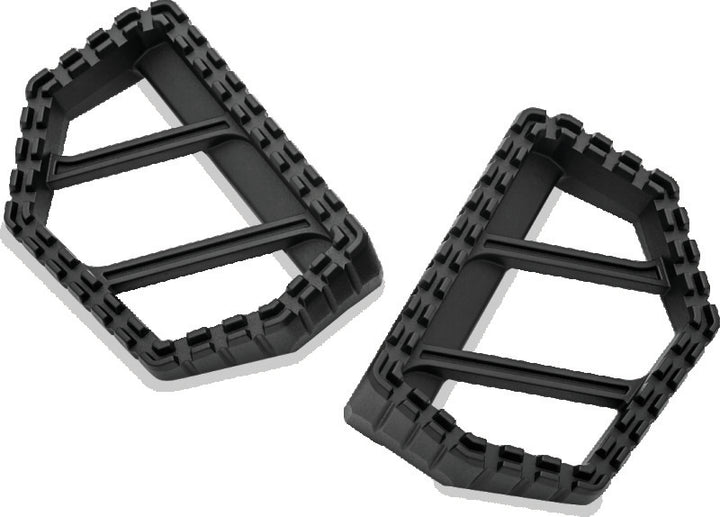 Kuryakyn Riot Mini Boards Without Adaptor Satin Black - Bull Strap
