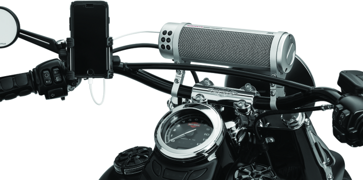 Kuryakyn Road Thunder Plus Sound Bar Satin Silver - Bull Strap