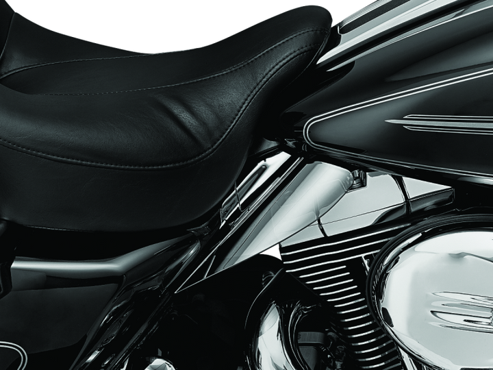 Kuryakyn Saddle Shields Heat Deflectors 09-Up Touring Smoke - Bull Strap