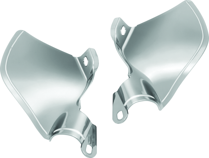 Kuryakyn Saddle Shields Heat Deflectors 18-Up Softail Models Smoke - Bull Strap