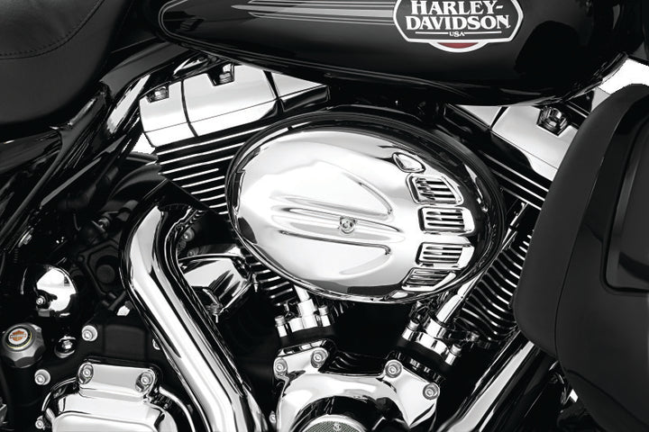 Kuryakyn Scarab Air Cleaner Cover Chrome - Bull Strap