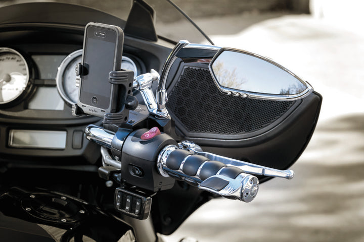 Kuryakyn Scythe Mirrors Chrome - Bull Strap