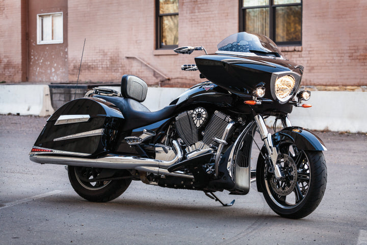 Kuryakyn Scythe Mirrors Chrome - Bull Strap