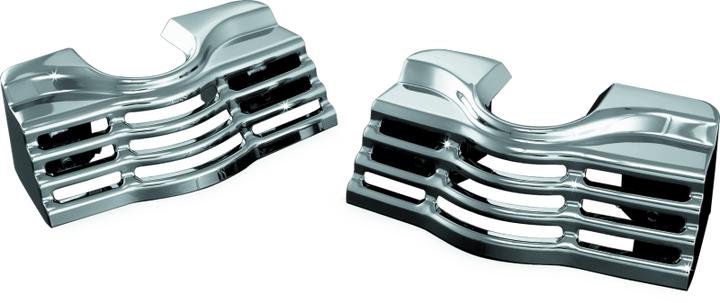 Kuryakyn Slotted Head Bolt Covers Chrome - Bull Strap