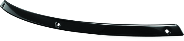 Kuryakyn Smooth Windshield Trim 96-13 Touring Gloss Black - Bull Strap