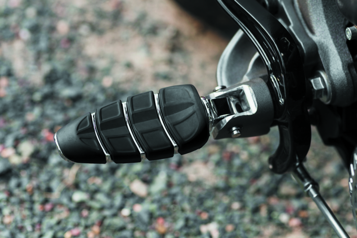 Kuryakyn Splined Peg Adapters Front Indian Scout Chrome - Bull Strap