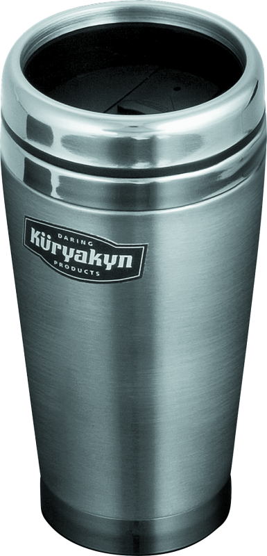 Kuryakyn Stainless Steel Travel Mug - Bull Strap