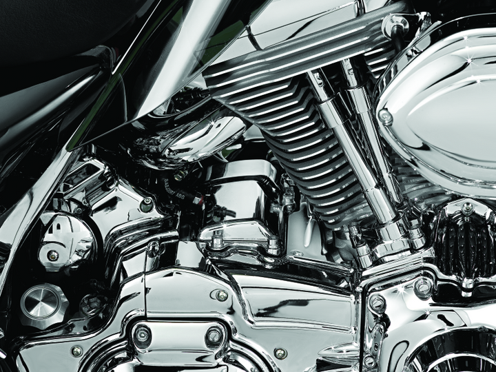 Kuryakyn Starter Cover 99-06 Touring Chrome - Bull Strap