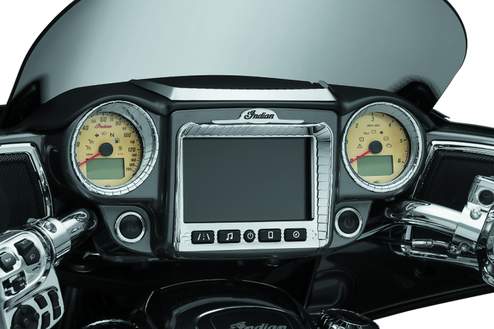 Kuryakyn Stereo Accent Chrome - Bull Strap