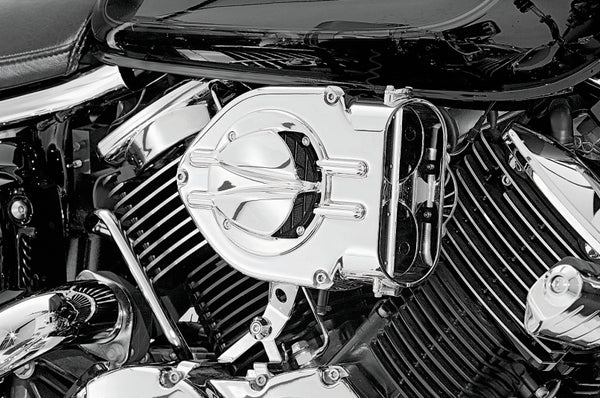 Kuryakyn Stinger Vented Trap Door For Standard Hypercharger - Bull Strap