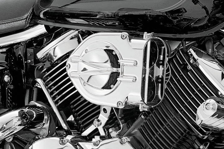Kuryakyn Stinger Vented Trap Door For Standard Hypercharger - Bull Strap