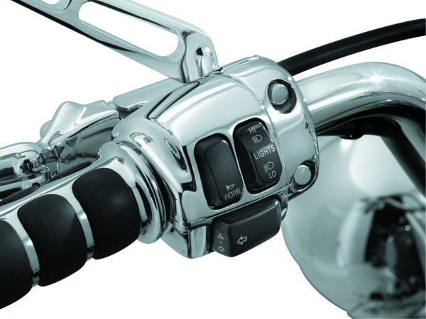 Kuryakyn Switch Housings Chrome - Bull Strap