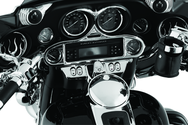 Kuryakyn Switch Panel Accent Chrome - Bull Strap