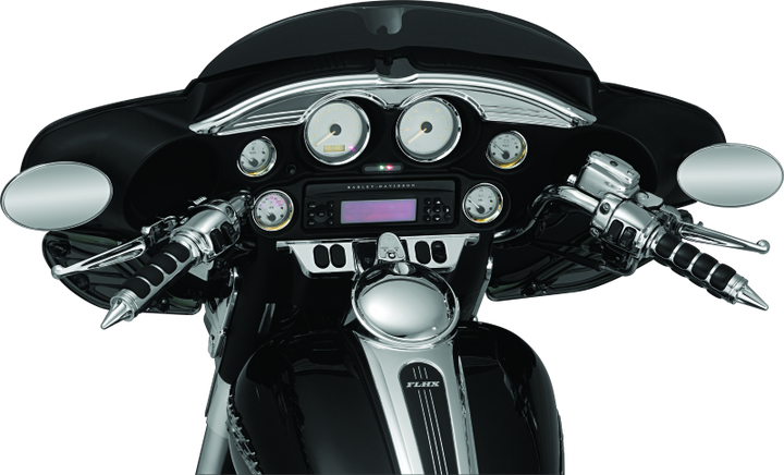 Kuryakyn Switch Panel Accent Chrome - Bull Strap