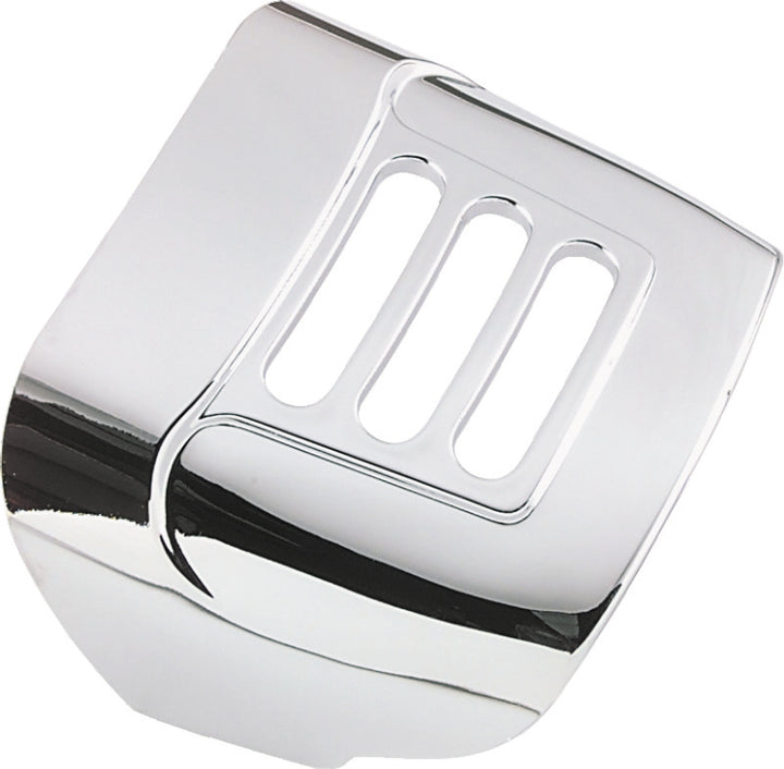 Kuryakyn Tail Lamp Visor With Slots Chrome - Bull Strap