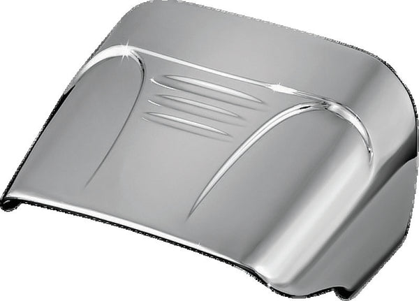 Kuryakyn Taillight Visor Without Slots Chrome - Bull Strap