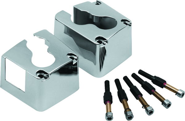 Kuryakyn Tappet Block Covers 84-99 Evolution Motors - Bull Strap