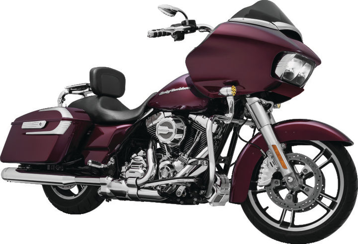 Kuryakyn Teardrop Mirrors Chrome - Bull Strap