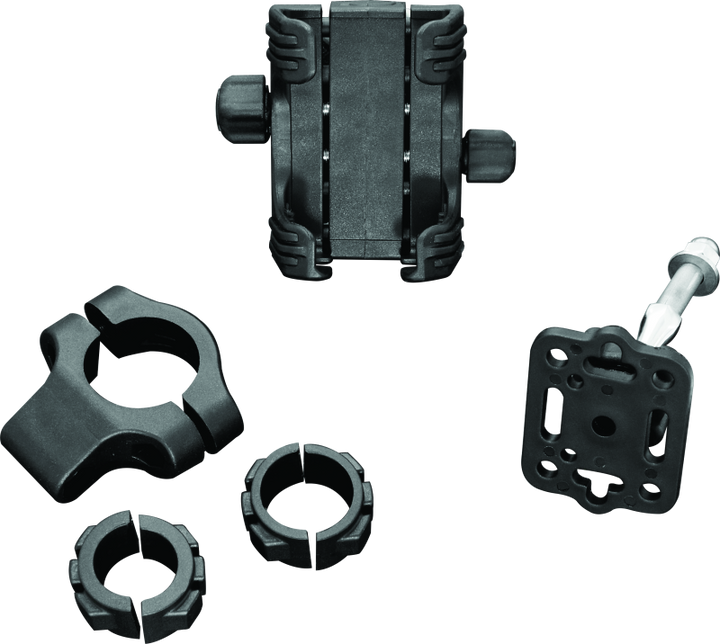 Kuryakyn Tech-Connect Bar Mount for 7/8 to 1-1/4 inch Bars 1-5/8 to 3-5/8 inches Wide - Bull Strap