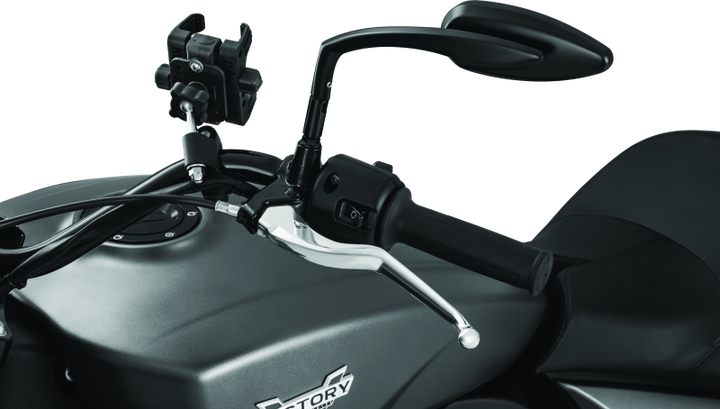 Kuryakyn Tech-Connect Bar Mount for 7/8 to 1-1/4 inch Bars 1-5/8 to 3-5/8 inches Wide - Bull Strap