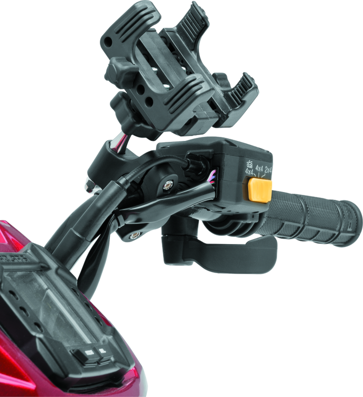 Kuryakyn Tech-Connect Bar Mount for 7/8 to 1-1/4 inch Bars 1-5/8 to 3-5/8 inches Wide - Bull Strap