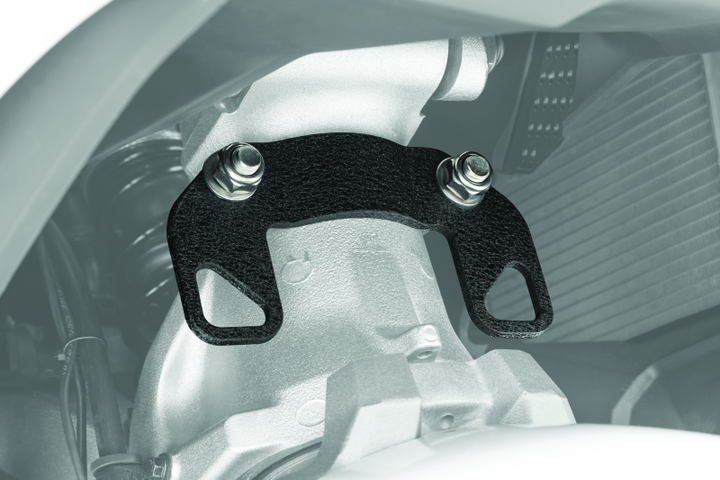 Kuryakyn Tie Down Bracket Black - Bull Strap