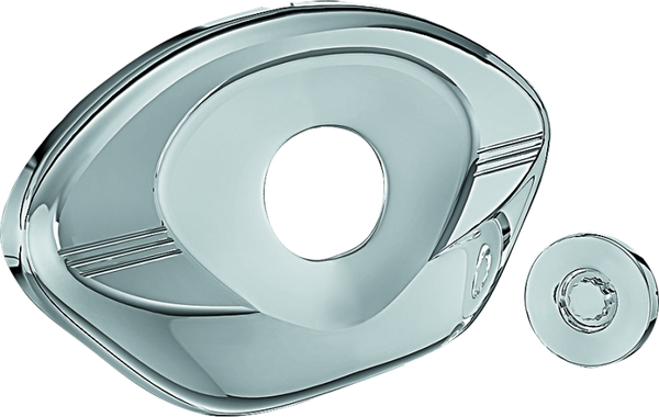 Kuryakyn Timing Chain Cover Set 01-17 GL1800 Chrome - Bull Strap