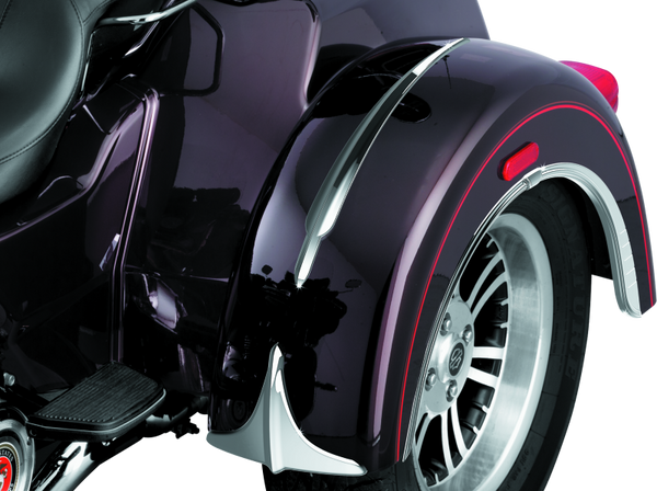 Kuryakyn Top Fender Accent For Trikes Chrome - Bull Strap