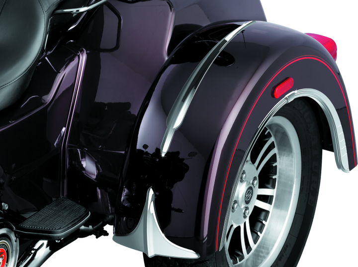 Kuryakyn Top Fender Accent For Trikes Chrome - Bull Strap