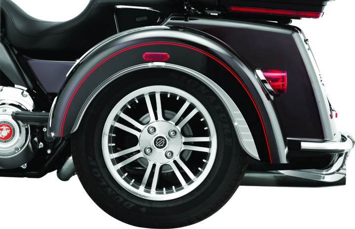 Kuryakyn Top Fender Accent For Trikes Chrome - Bull Strap