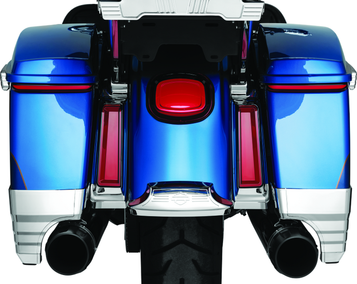 Kuryakyn Tracer L.E.D. Inserts For Saddlebag Supports Chrome - Bull Strap