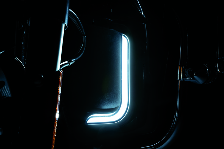 Kuryakyn Tracer LED Fairing Lower Accents Black - Bull Strap