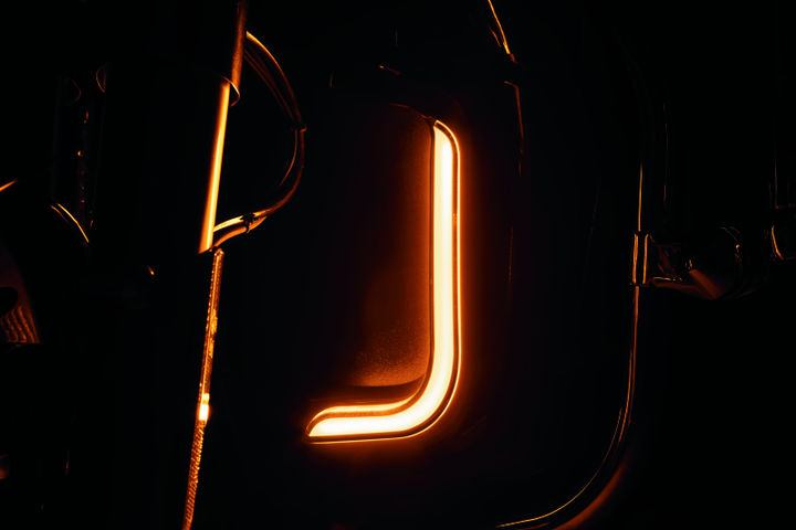 Kuryakyn Tracer LED Fairing Lower Accents Black - Bull Strap