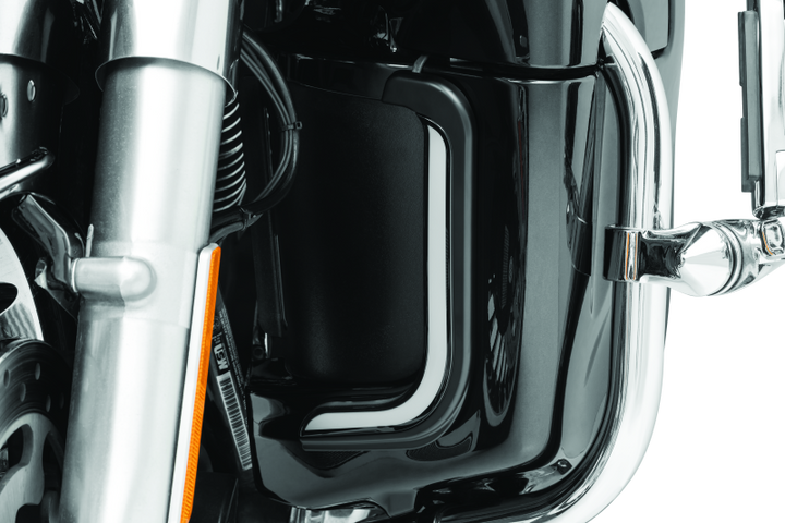 Kuryakyn Tracer LED Fairing Lower Accents Black - Bull Strap