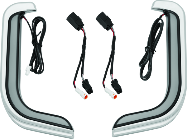 Kuryakyn Tracer LED Fairing Lower Accents Chrome - Bull Strap