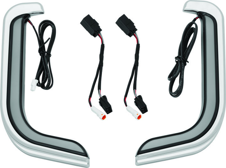 Kuryakyn Tracer LED Fairing Lower Accents Chrome - Bull Strap