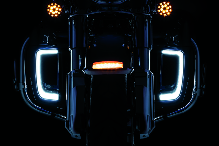 Kuryakyn Tracer Lower Fairing Grill Chrome - Bull Strap